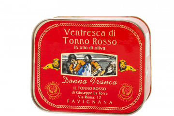 Ventresca di tonno rosso in olio di oliva, Linea Gold