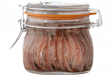 Filetti di acciughe sott’olio del Mediterraneo